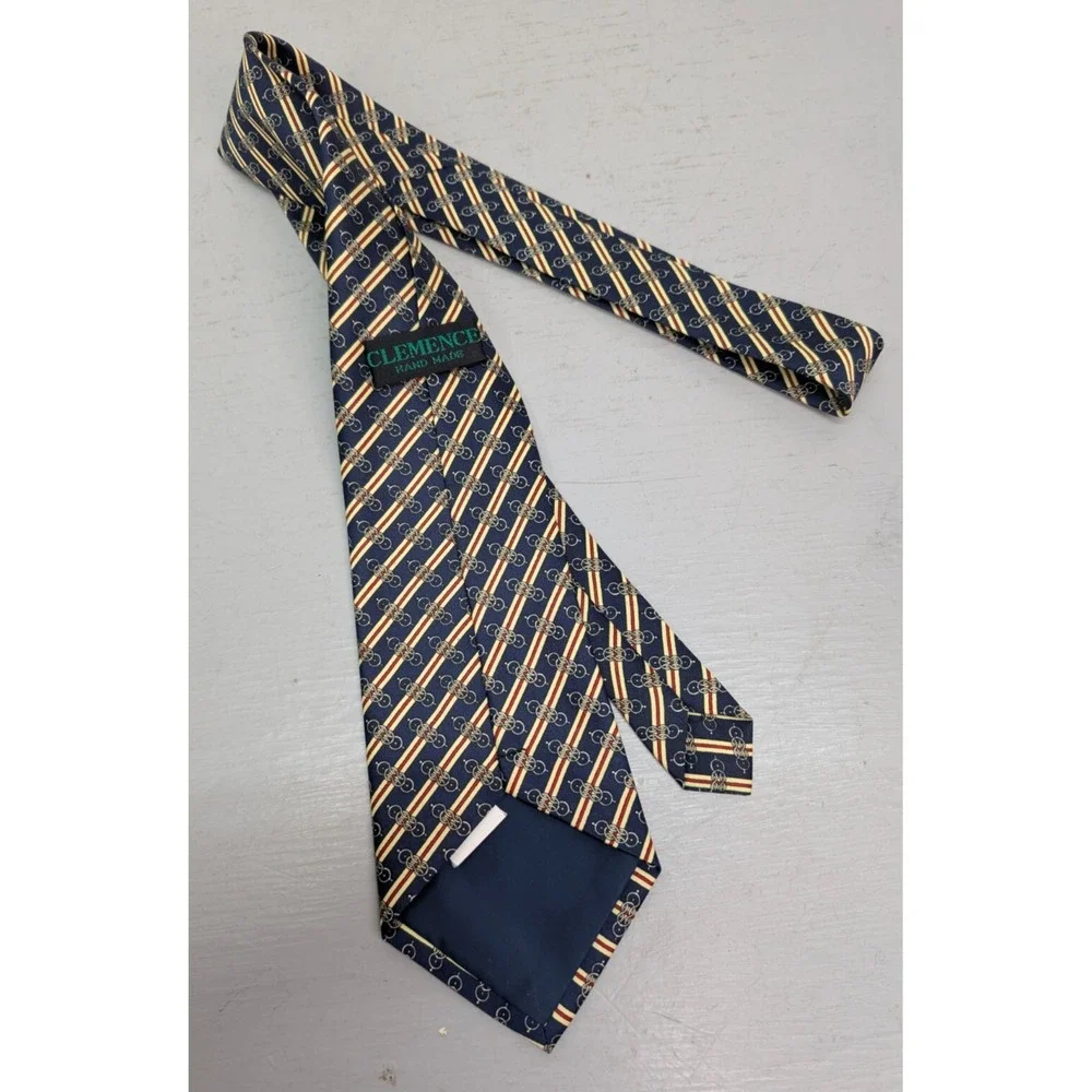 Clemence Handmade Necktie Men's Handmade‎ Stripes Novelty Tie Preppy 56